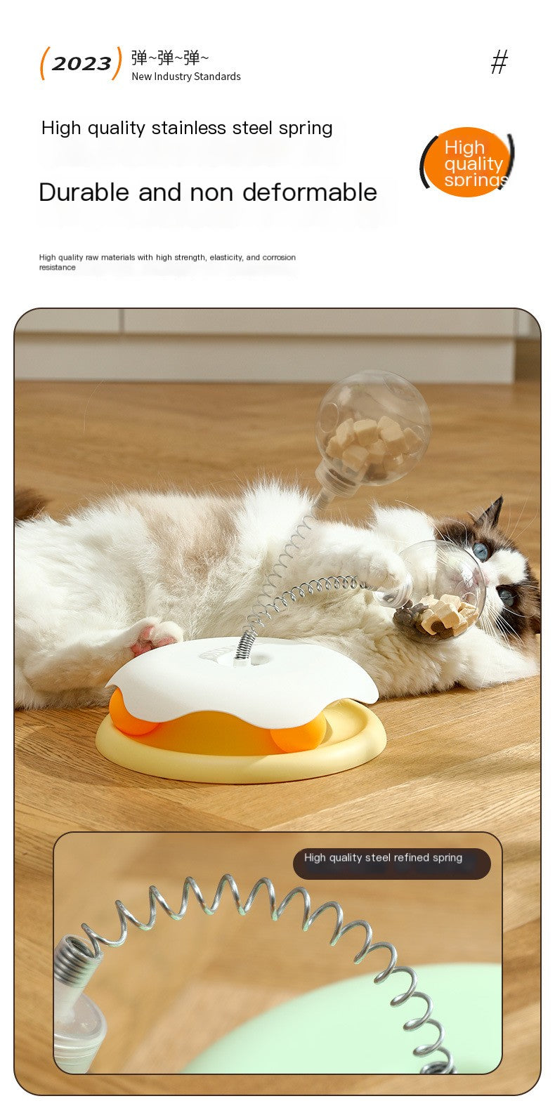 Juguete interactivo gatuno